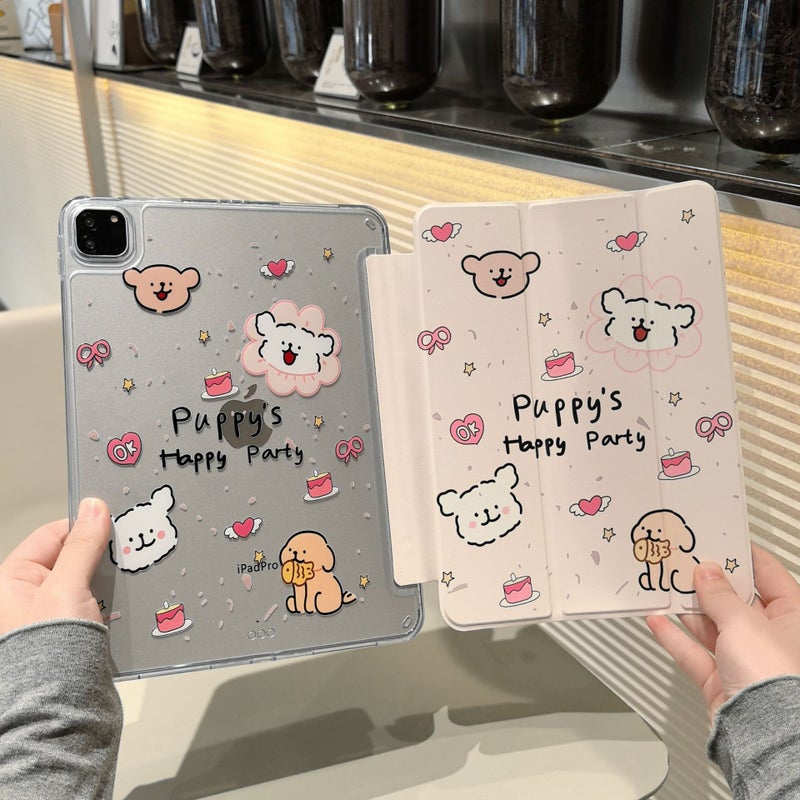 Ipad11 Generation Non-Pen Slot Protective Case Tri-Fold Acrylic Air7/6/5 Anti-Bending Protective Case Pro - Image 2